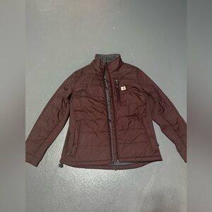 Carthartt Women’s burgundy insulated jacket